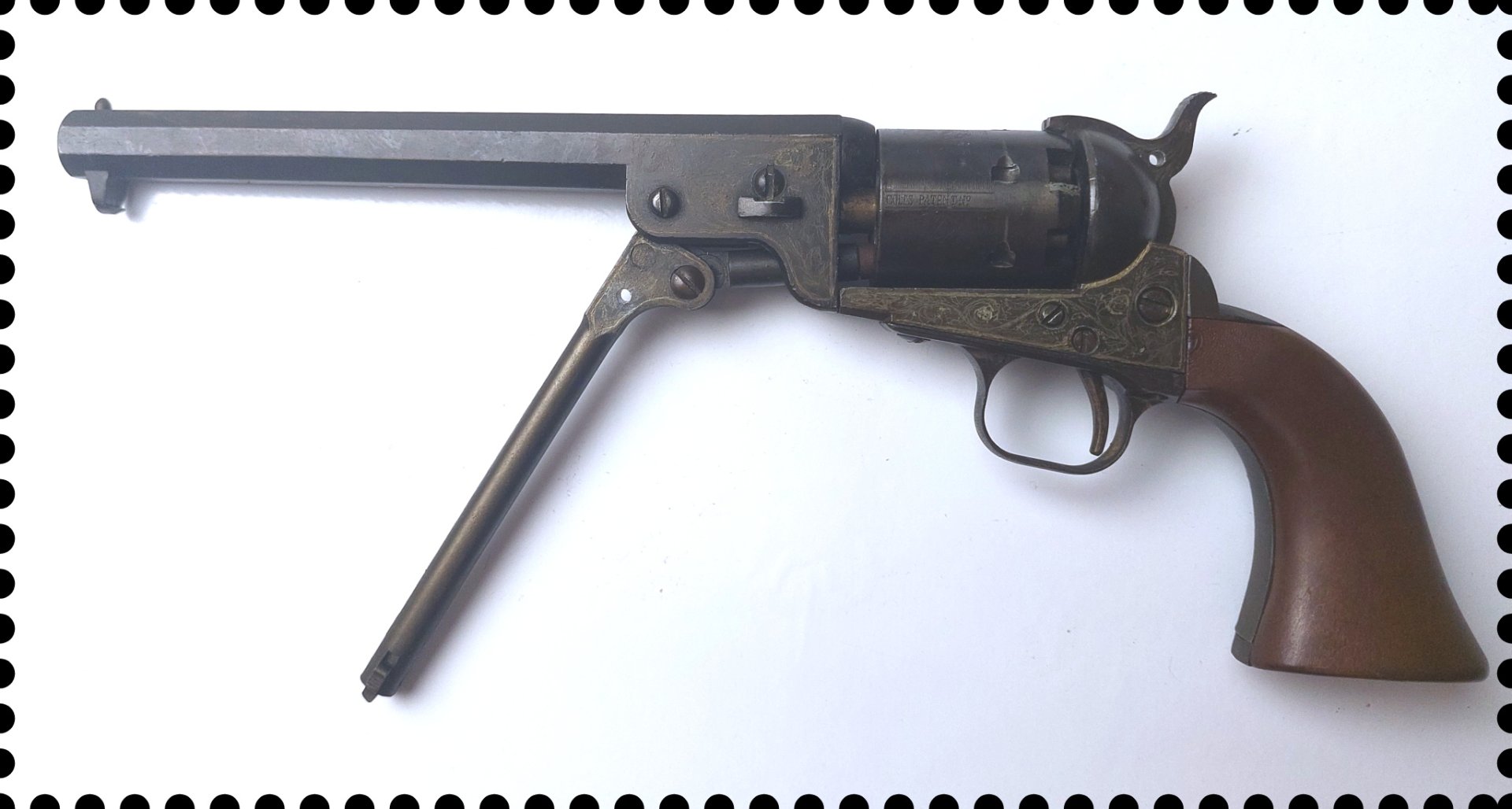 Colt Westernrevolver Vorderlader schönes Stück Western JAPAN – Bild 2