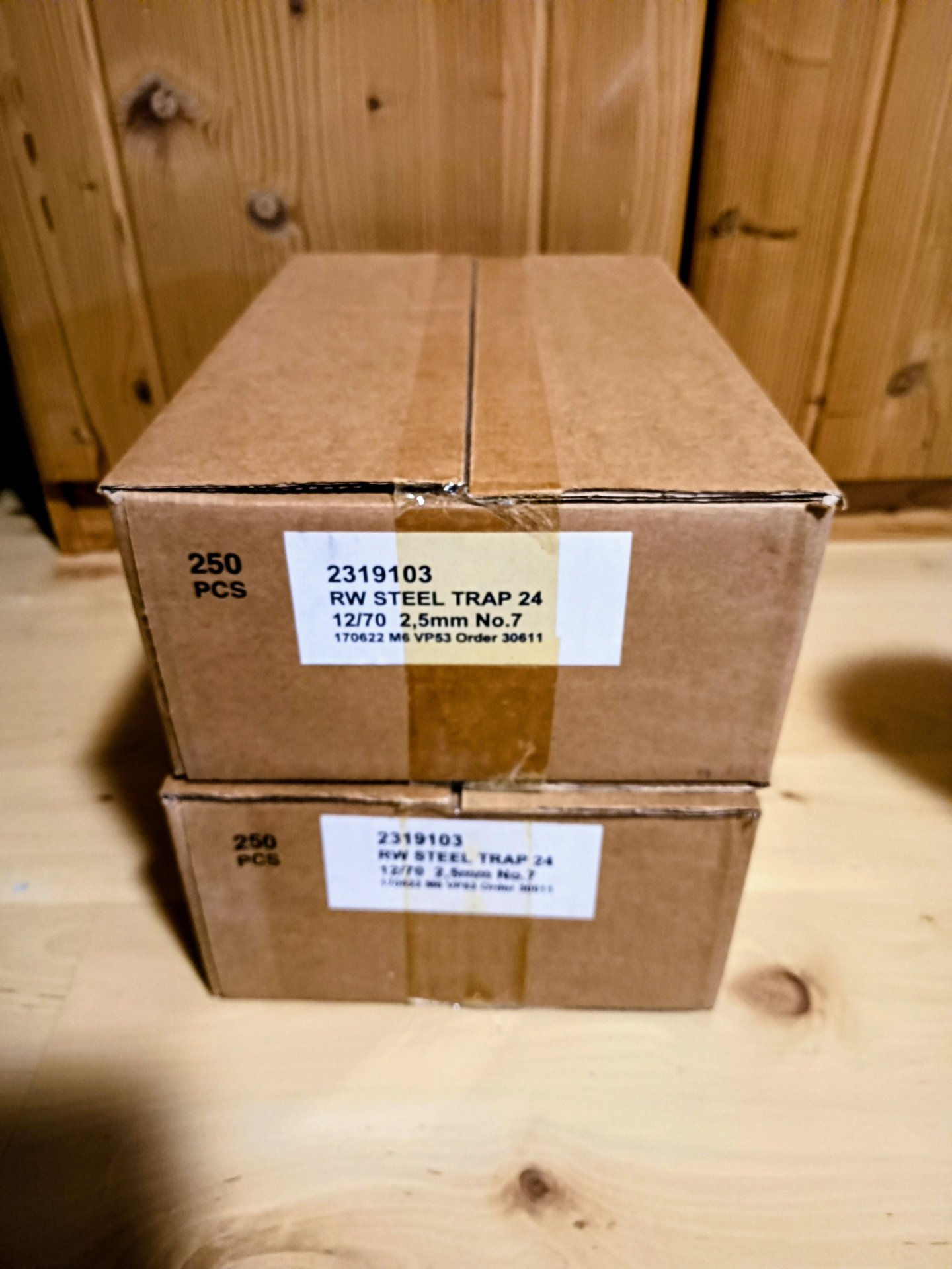 250 Schuss Rottweil Competition Line Steel Trap 24 HV, Kaliber 12/70, 2,5mm – Bild 1