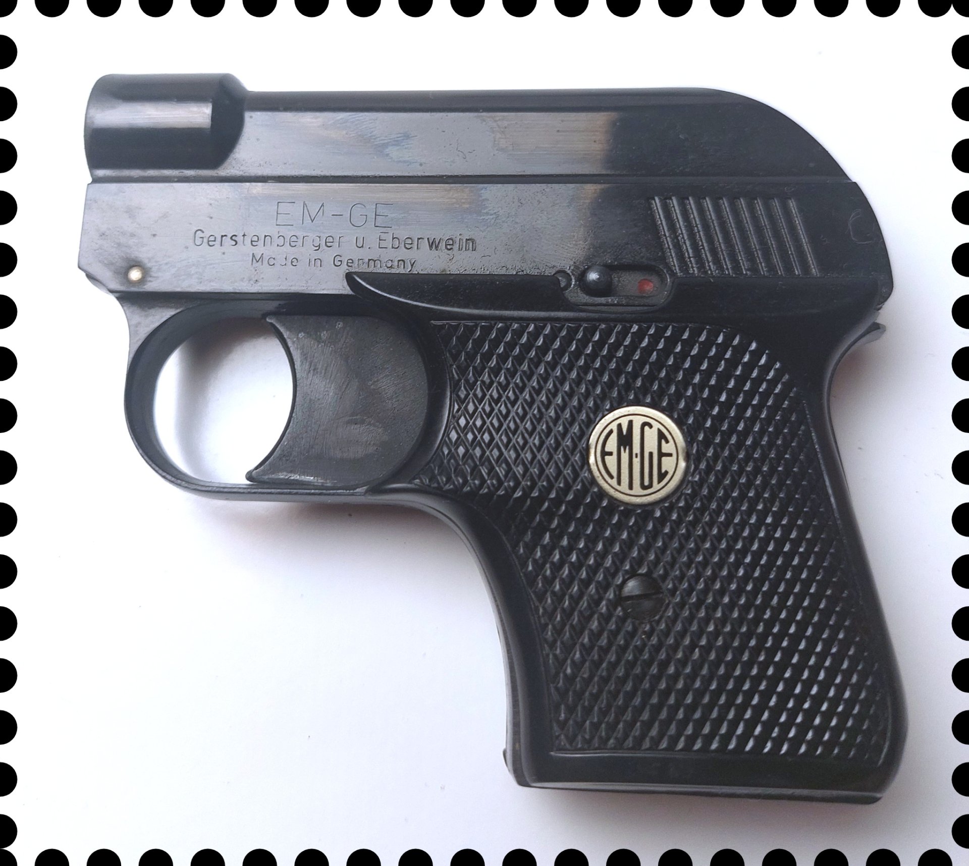 Vintage seltene EMGE Gaspistole Mod.62 Signalpistole frühe Ptb 72 – Bild 2