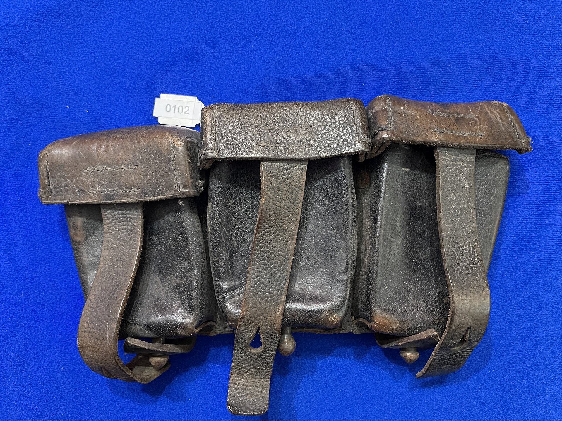 deutsche Patronentasche 3-teilig 1942 für K98k, G43 – Bild 2