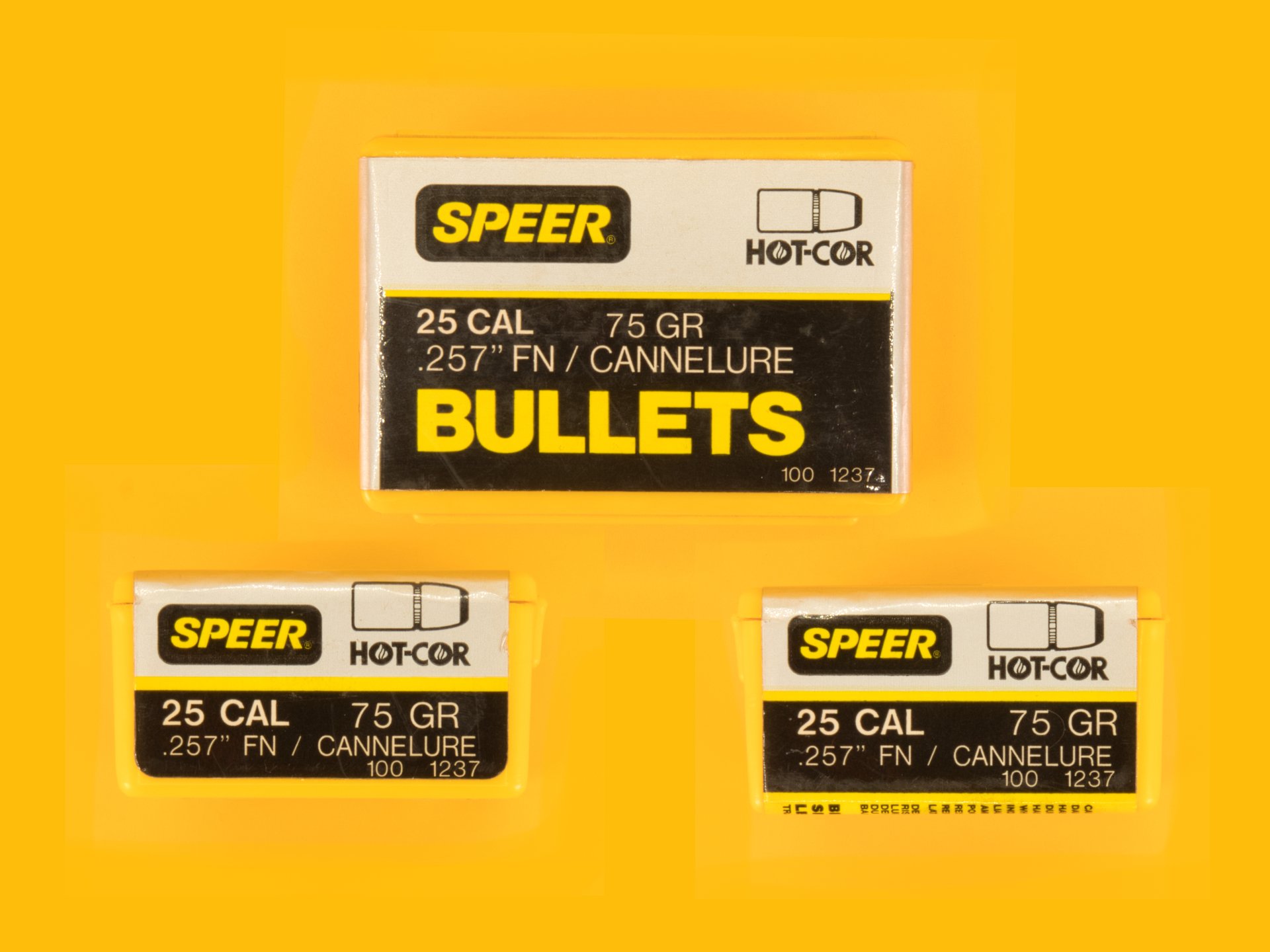 100 SPEER Geschosse Kal.25, 75Gr. / .257 FN – Bild 1
