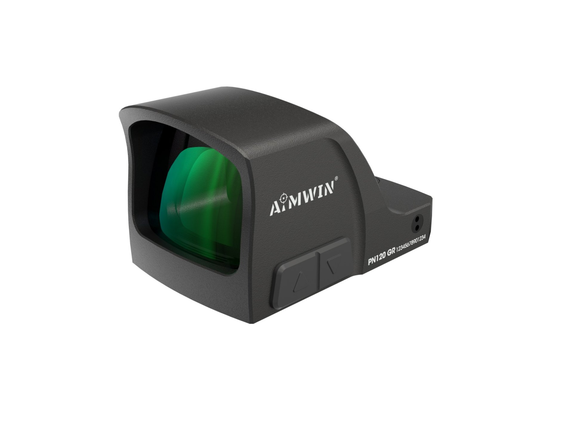 AIMWIN PN120GR Leuchtpunktvisier grün 2 MOA, RMR-Aufnahme, IPX7 – Bild 1