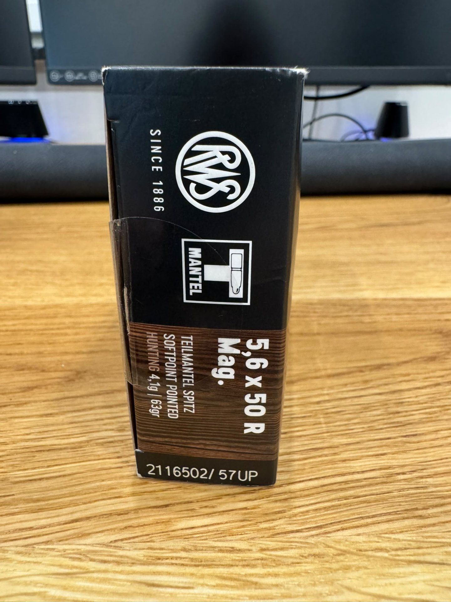 RWS Softpoint 5,6x50R Mag. 4,1g / 63gr 50 Schuss + Leere Hülsen – Bild 2