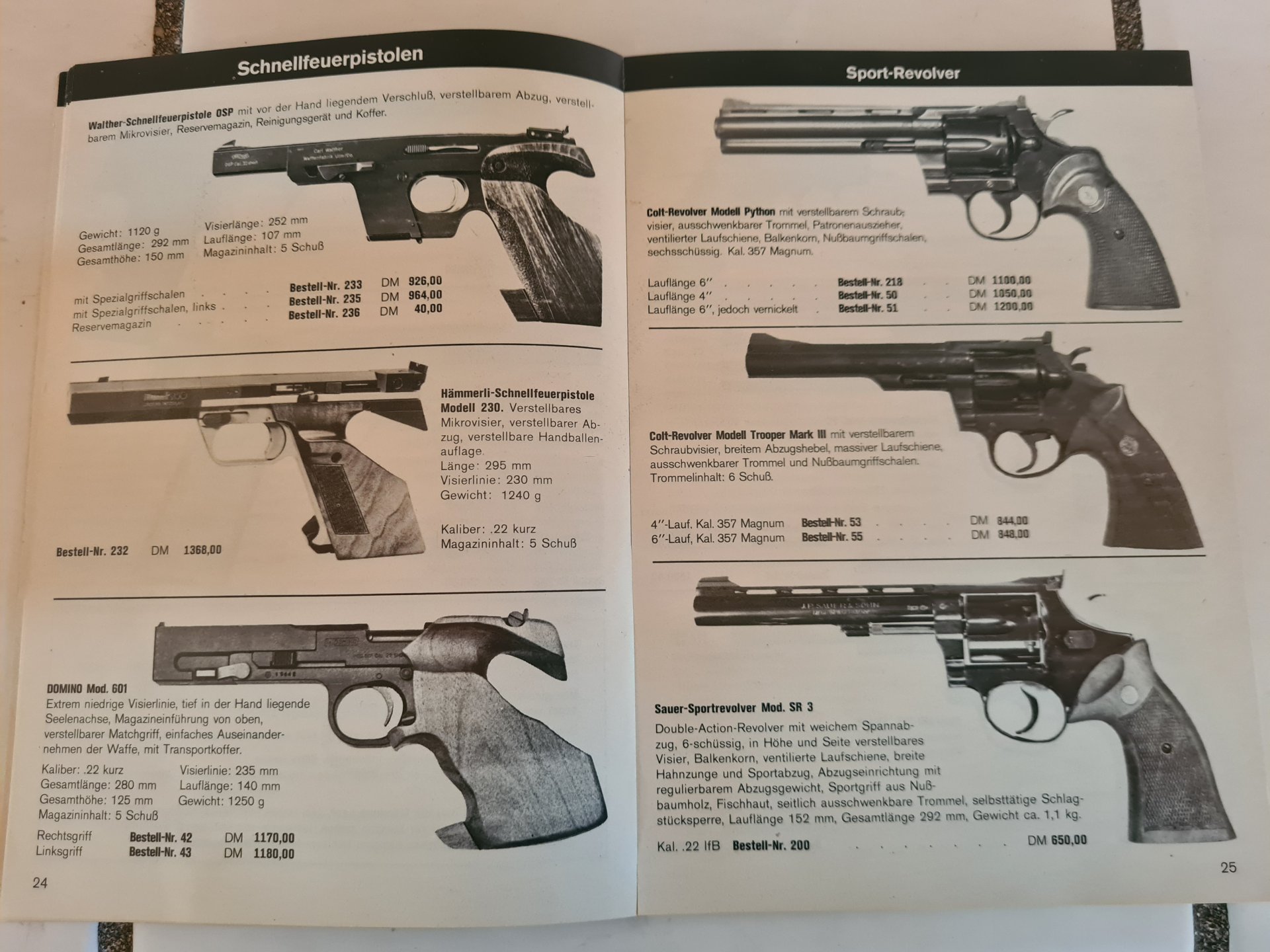 Handbuch für Sportschützen 1978/79 Bernd Klingner Bremervörde GSP OSP Colt Python s&w 357 – Bild 2