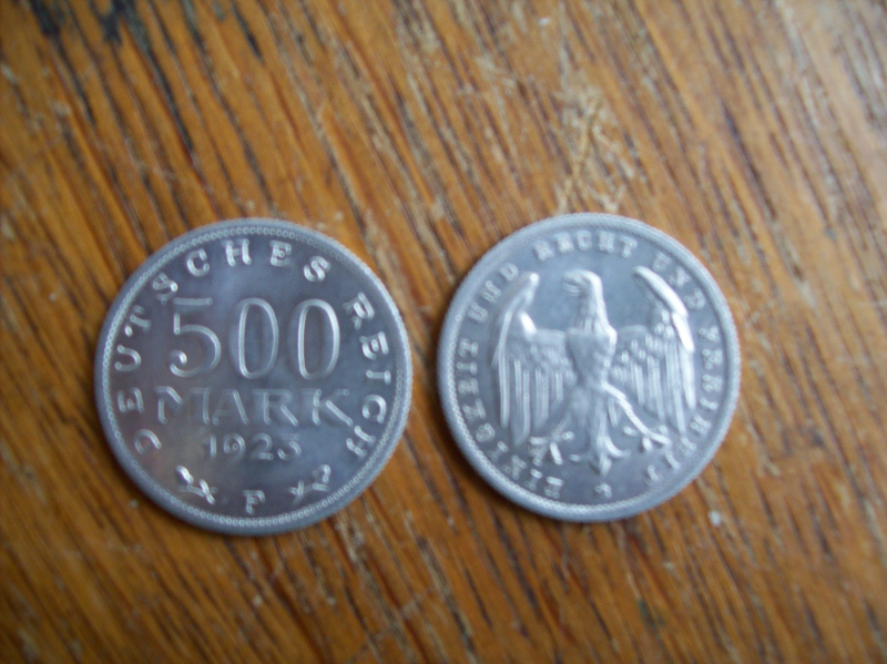 500 Mark 1923 F Münzen – Bild 3