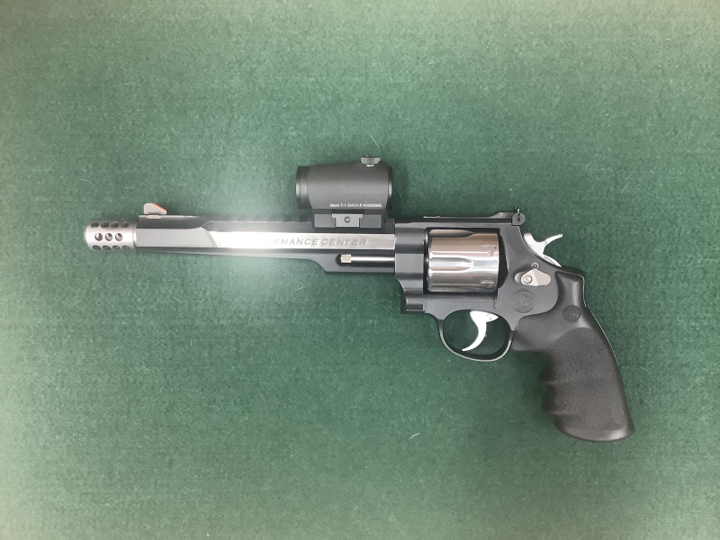 Revolver Smith und Wesson Mod. 629 Performance Center Kal. .44 Mag. mit Aimpoint Micro T-1 Gebraucht – pilt 2