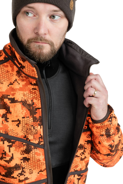 ANAR Herren Drückjagd Fleece-Wendejacke DULKOT – Bild 3