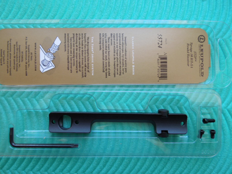 Orig. LEUPOLD STD Montage BASE aus STAHL f. SAVAGE 10 RH-SA System NP € 79 made in USA – Bild 2