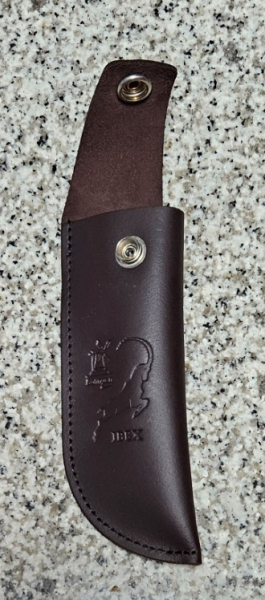 Taschenmesser, Windmühlenmesser, IBEX mit Ratchet-Lock, Schwarznuß, Holster – Bild 3