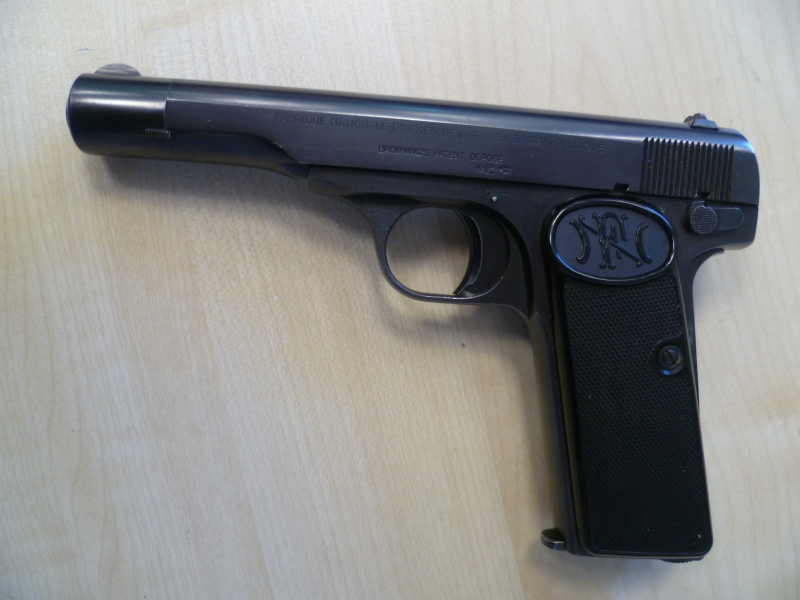 Pistole FN Herstal 1910/22 Bavarian Banks 7,65 mm Browning – Bild 2