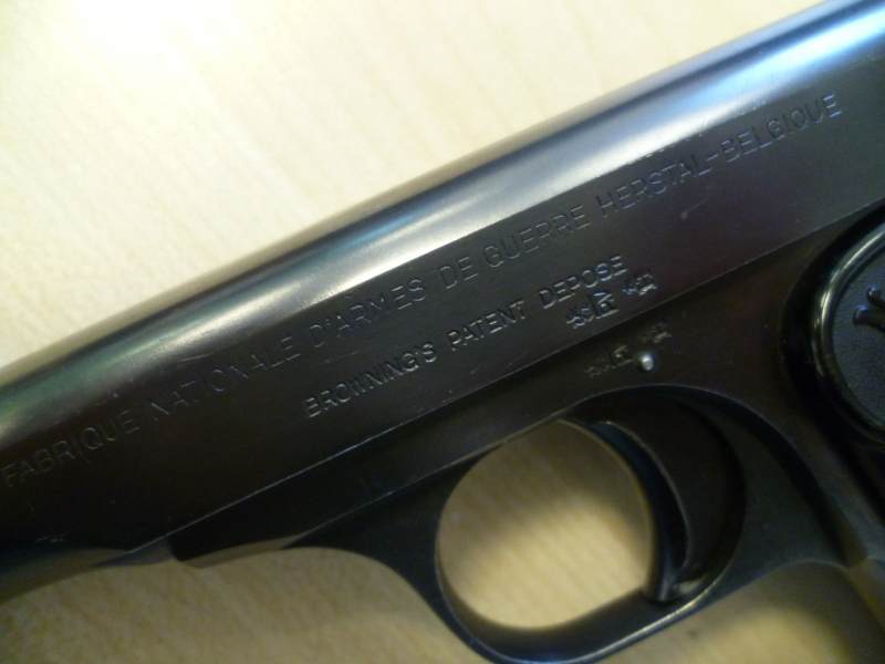 Pistole FN Herstal 1910/22 Bavarian Banks 7,65 mm Browning – Bild 4