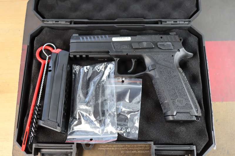 NEU CZ Pistole P-09 F NOCTURNE OR Kaliber 9mm Luger – Bild 2