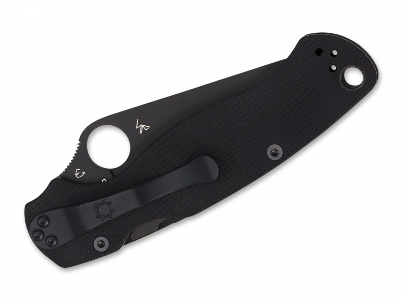 Taschenmesser Spyderco Para-Military 2 Black G10 Plain – Bild 2