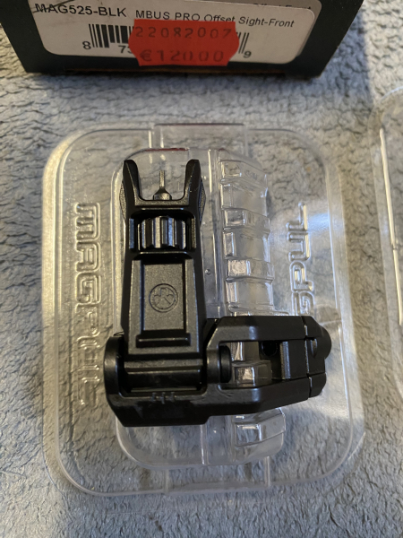 Magpul Set - 45 Grad Front & Rear sight für weaver – stampa 3