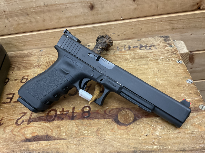 SLP GLOCK 17L Kal.9x19, Neuwertig! 2 Magazine! original Koffer! Leuchtkorn! – Bild 4