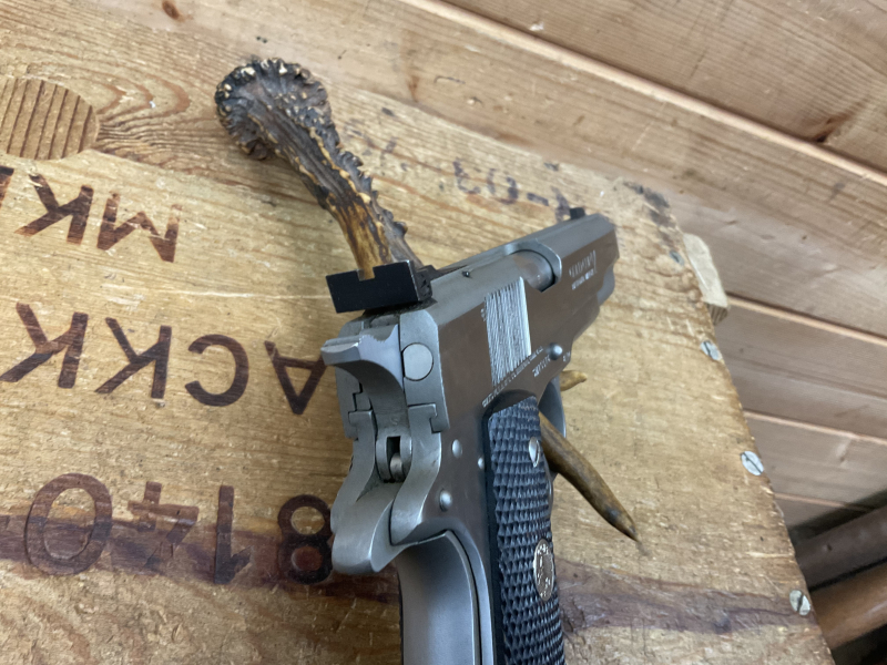 SLP Series 80 COLT MK IV Gold Cup National Match, Kal..45ACP, mit Holster, guter Zustand!!! – Bild 6