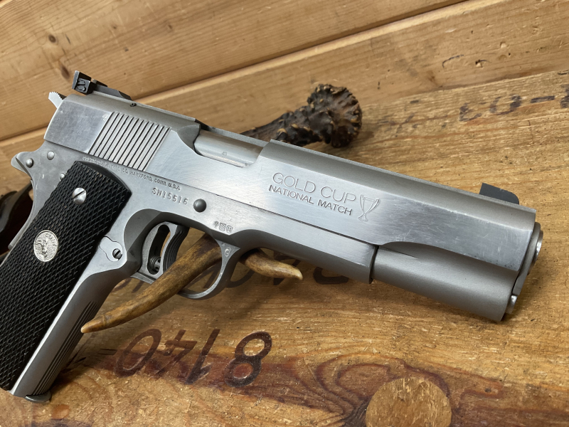 SLP Series 80 COLT MK IV Gold Cup National Match, Kal..45ACP, mit Holster, guter Zustand!!! – Bild 4