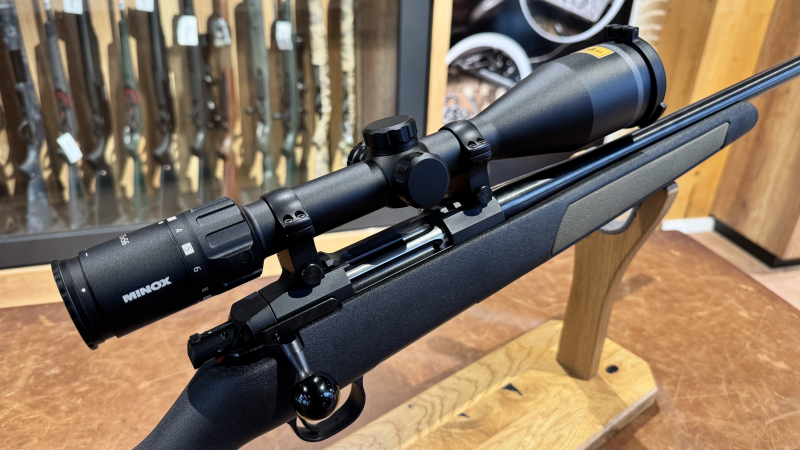 Steel Action HS Repetierbüchse Kunststoff in .308win LL 51cm inkl Minox Allrounder 3-12x56 – Bild 2