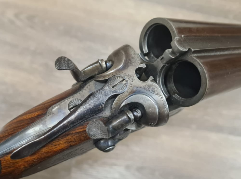 Hahn Doppelflinte Hollis & Son London – billede 5