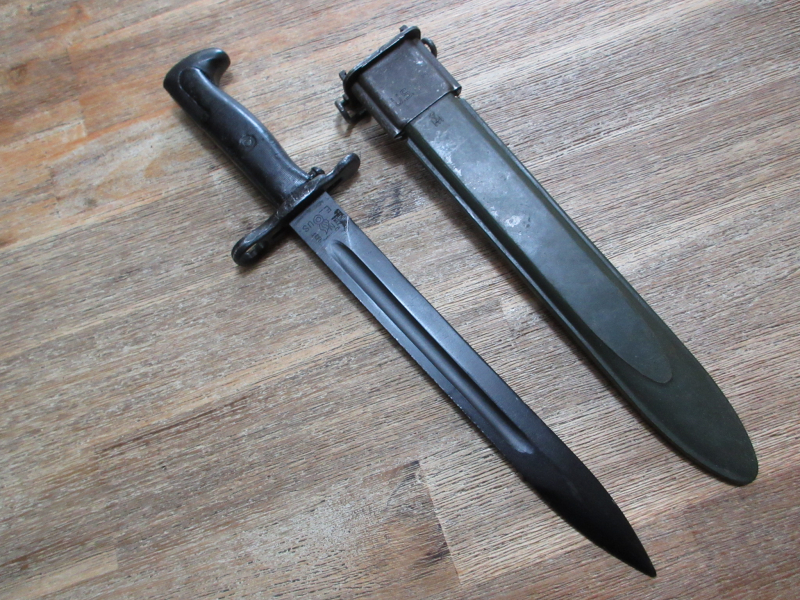 Original US Army Garand M1 Bajonett M7 Scheide M8A1 – Bild 6