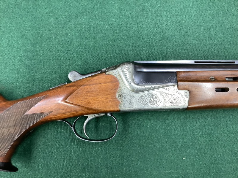 Bockdoppelflinte Merkel Skeet Kal. 12/70 Gebraucht – Bild 3