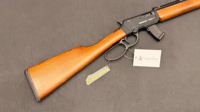 DERYA TM22LA Wood | Kleinkaliber KK Unterhebelrepetierbüchse | .22lr | 18" | entnehmbares Magazin – Bild 2