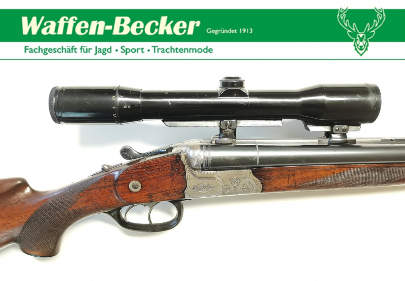 Drilling Krieghoff Mod. Waldschütz Stahl Kal. 7x57R + 16/70 – Bild 4