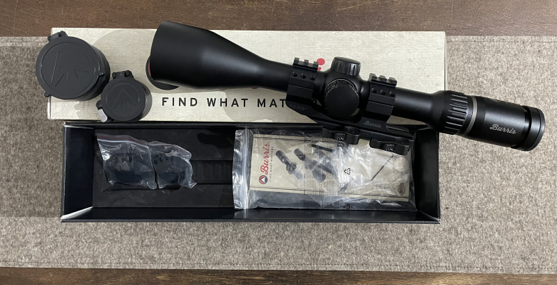Burris Four Xe 6-24x56 & P.E.P.R Montage – pilt 2