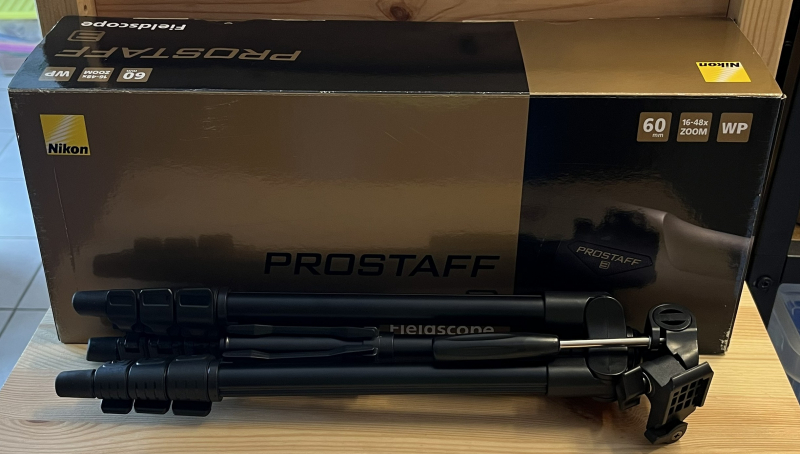 Nikon Prostaff 3 Fieldscope 16-48x60 Fernglas Beobachtungsfernrohr Spektiv mit Stativ – afbeelding 6