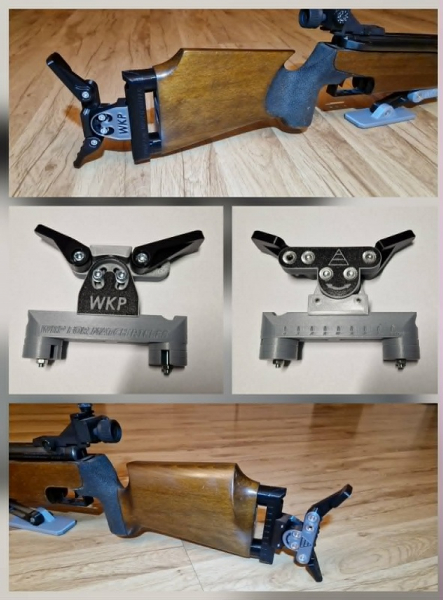 Einstellbar Match Schaftkappe Endkappe Feinwerkbau Walther Steyr Anschütz Pro-Version WKP – Bild 2