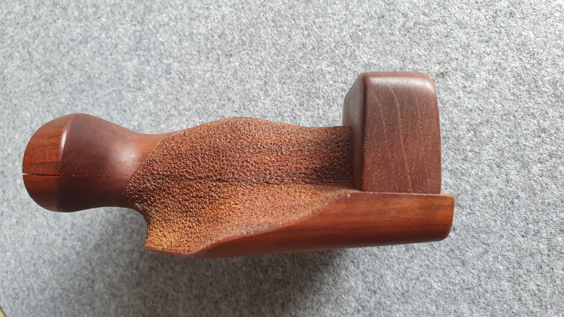 Seltener verstellbarer Matchgriff aus Nussbaumholz für Taurus 669/689 evtl. Smith & Wesson – billede 4