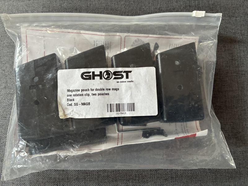 Ghost Magazin Pouches Halter Doppelreihig schwarz 4 Stk. – Bild 2