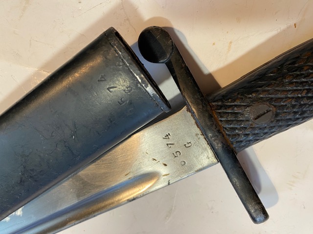 Bajonett Spanien Toledo Machete K98 nrgl. No Koppelschuh – billede 3