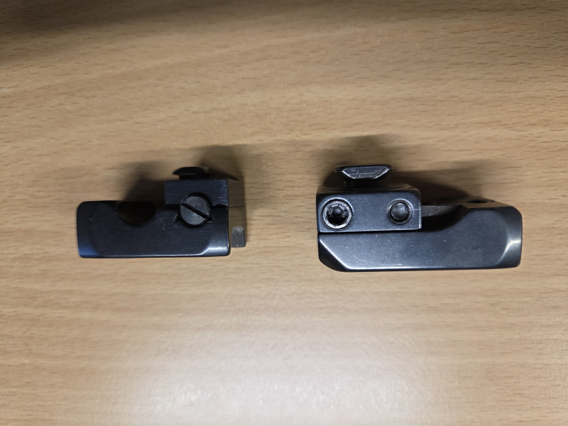 EAW Schenkmontage für Zeiss-Innenschiene (VM/ZM) Vorder- und Hinterfuß – billede 3