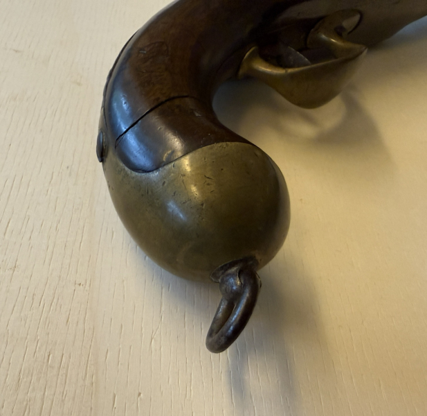 alte originale Perkussionspistole M 1822/40 S. Etienne aptiert unberührt m. Putzstock – Bild 5