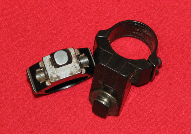 Zwei Montageteile für ZF / Zielfernrohr mit 25,4mm / 1" Rohrdurchmesser – Bild 2