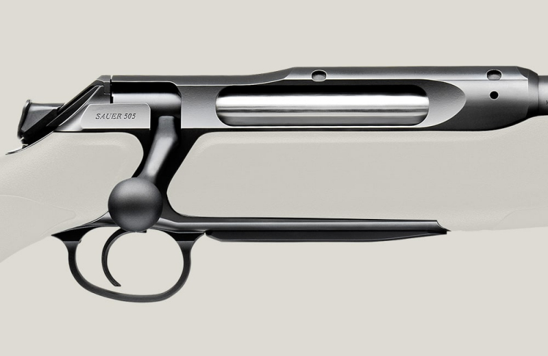 Sauer 505 Synchro XT im Outback Paket mit DLC Kaliber 8,5x55 LL 51 cm – Bild 2