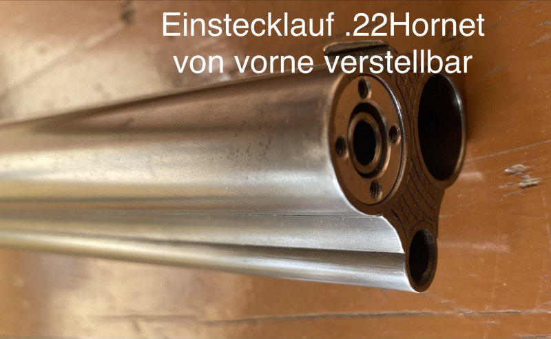 Drilling Merkel Suhl 32 7x65R 16/70 .22Hornet Schmidt & Bender 3-12x50 A4 LP – Bild 5