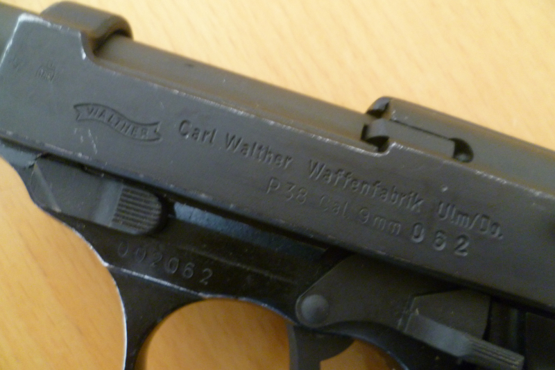 Pistole P38 Walther Ulm Bundeswehr 9mm Luger 7/57 – Bild 2
