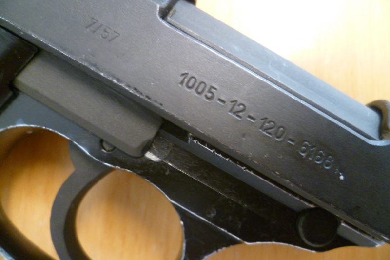 Pistole P38 Walther Ulm Bundeswehr 9mm Luger 7/57 – Bild 4