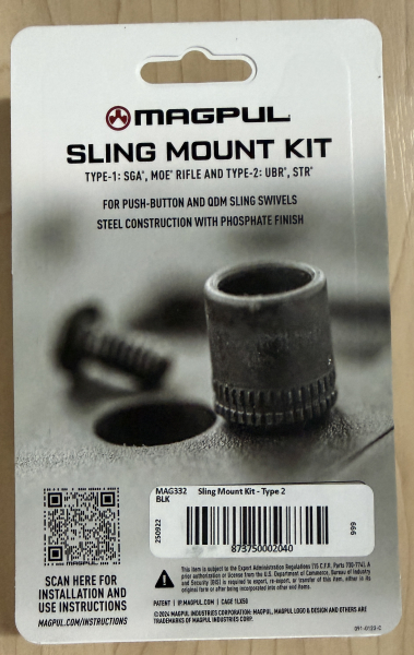 Magpul Sling Mount Kit – attēls 2