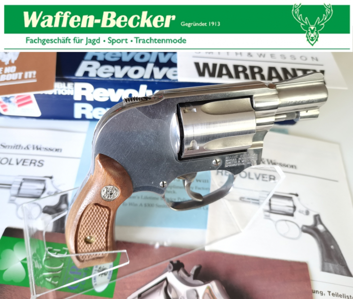 Revolver Smith & Wesson Mod. 649 Hammerless Kal. .38Special in OVP – Bild 2