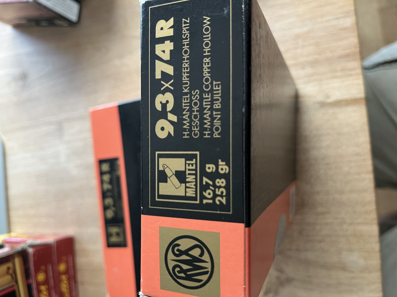 RWS 9,3x74R H Mantel 40 Stück ungeöffnet – Bild 2