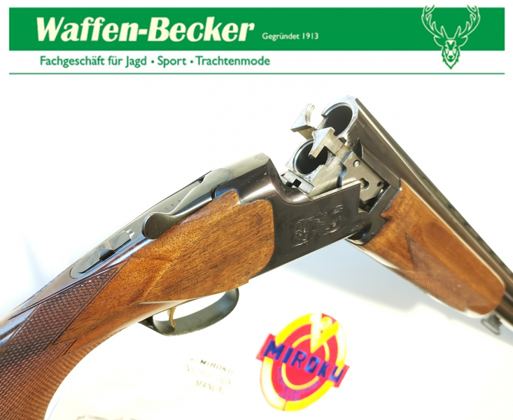 BDF, Bockdoppelflinte Anschütz Miroku Mod. 800 Kal. 12/70 (FN B25, SKB) – Bild 3