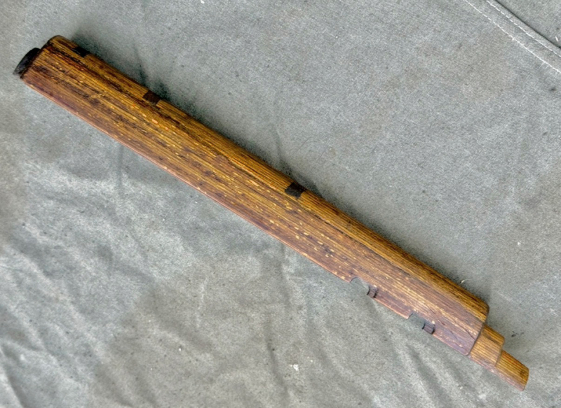 Originaler Schichtholz-Handschutz für K43, kein K98, MP44, P08 – billede 2