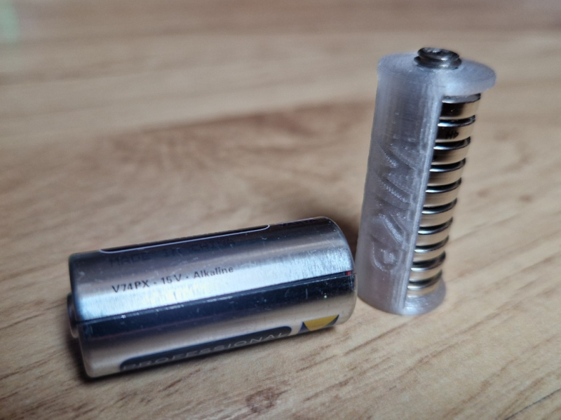 Batterie Abzug Elektronik Morini Feinwerkbau V74PX Adapter (PX74 504 NEDA 220 10LR54 10F15) WKP – Bild 1