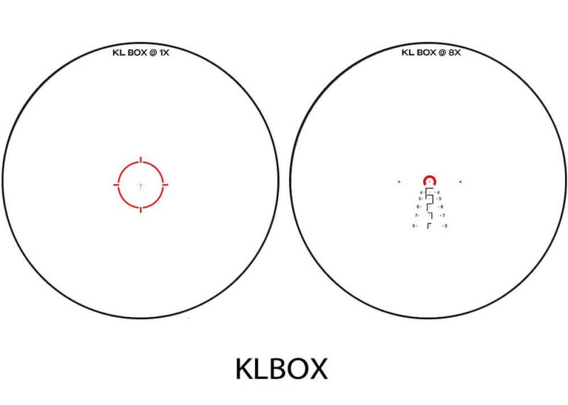 Arken EP-8 1-8x28 BDC KLBOX Zielfernrohr, für Jäger und Sportschützen – Bild 2