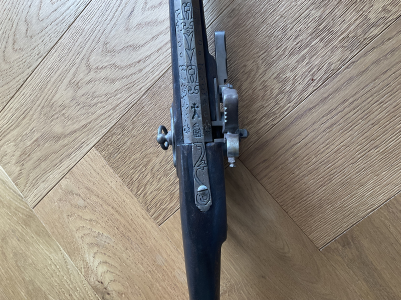 Historische Radschlosspistole aus Nachlass – Bild 4