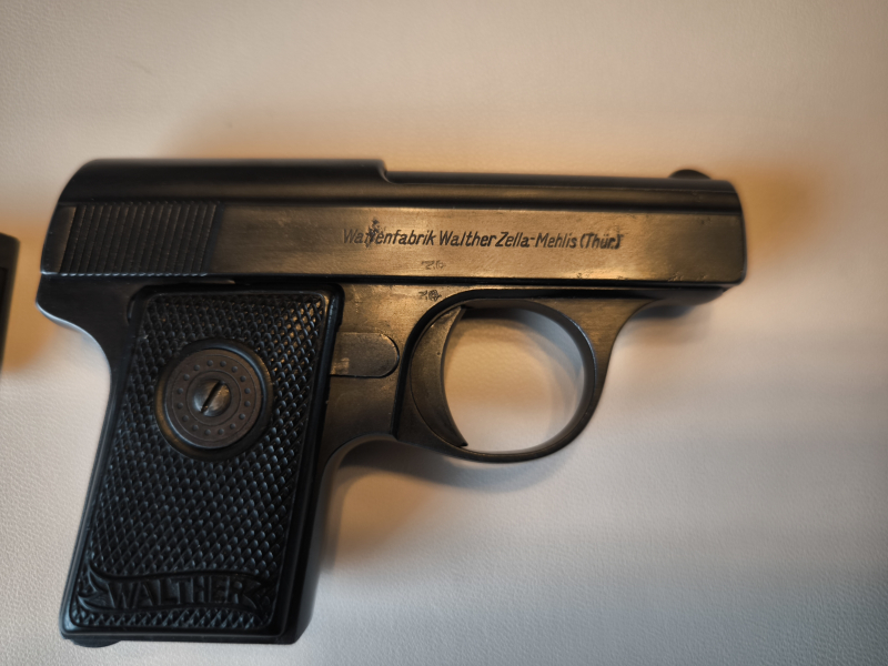 Pistole Walther, Modell 9, Kaliber 6,35mm zu verkaufen – Bild 2