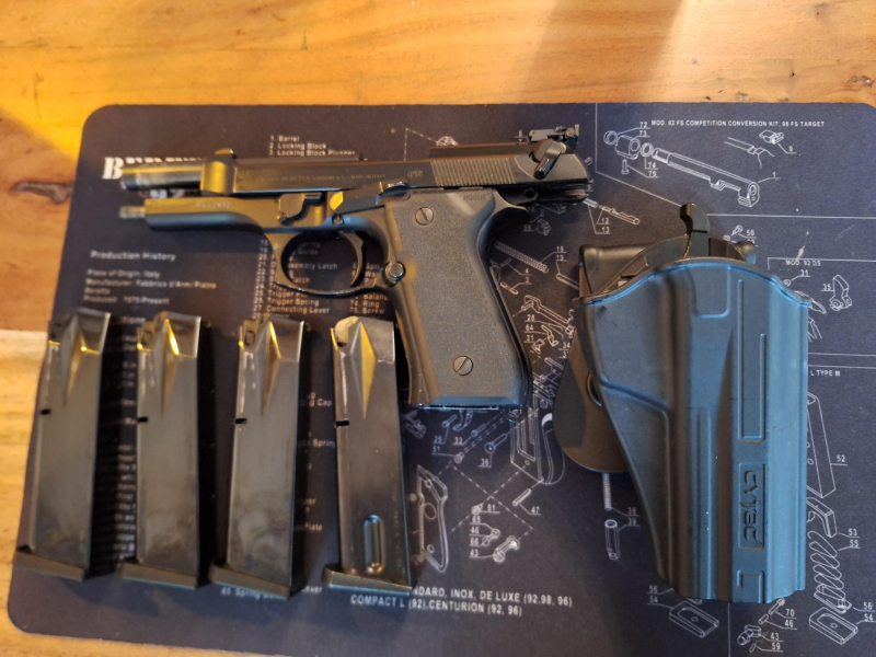 Beretta 92 FS, Kal. 9mm Luger – Bild 4
